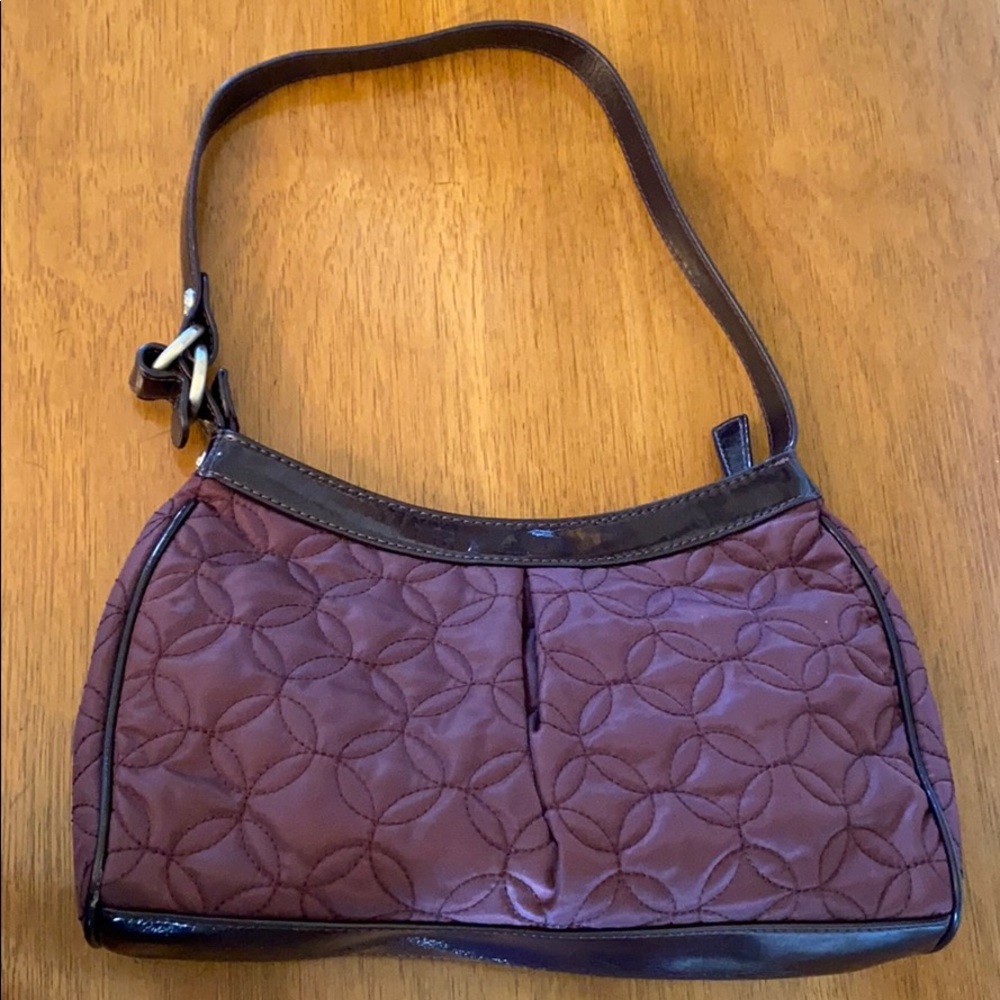 VERA BRADLEY PLUM QUILTED BAG
